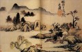 Caballos de baño Shitao 1699 chino tradicional